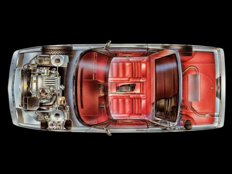 Cadillac Allante 1987 cutaway A4 Photo Print
