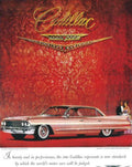 Cadillac Fleetwood 1961 Vintage Retro Advert Poster A4 Photo Print