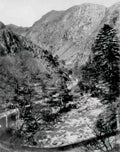 Caernarfonshire Aberglaslyn Pass Vintage A4 Photo Print