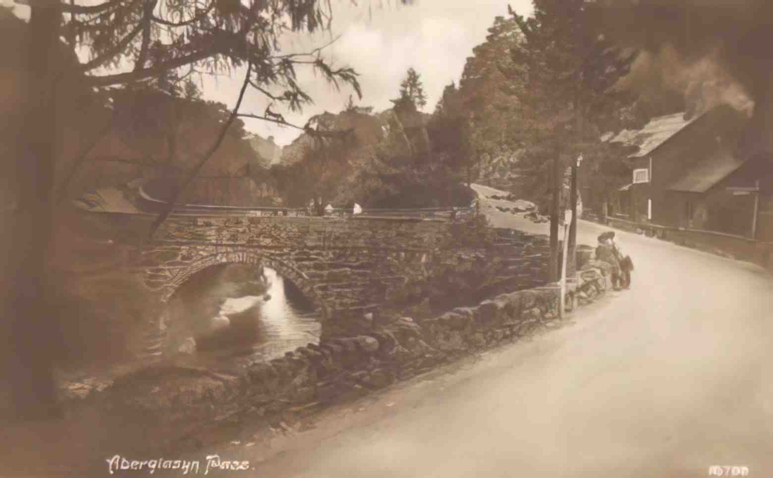 Caernarfonshire Aberglaslyn PassMW Vintage A4 Photo Print