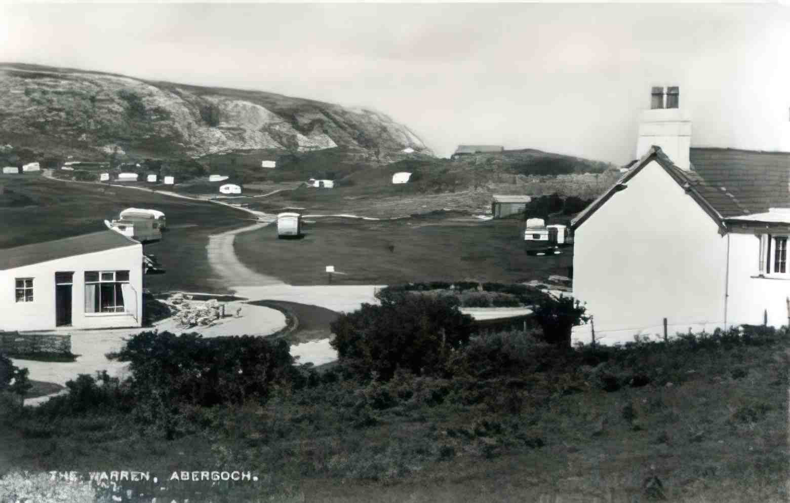 Caernarfonshire Abersoch The Warren Vintage A4 Photo Print