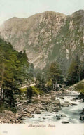 Caernarfonshire Beddgelert Aberglaslyn Pass Vintage A4 Photo Print