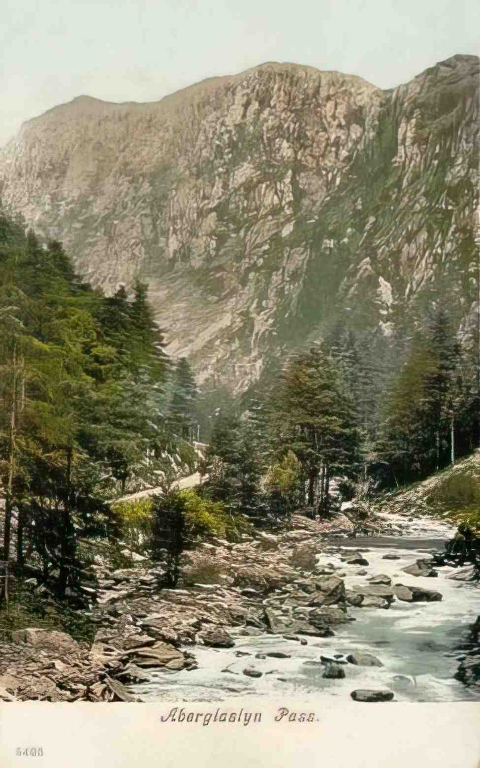 Caernarfonshire Beddgelert Aberglaslyn Pass Vintage A4 Photo Print