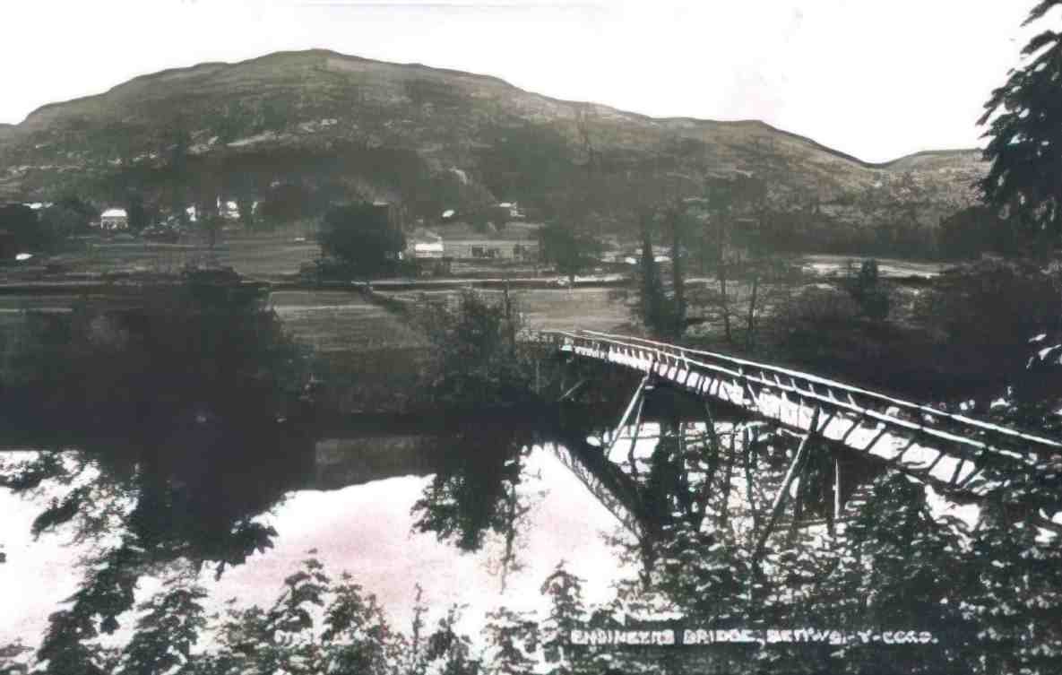 Caernarfonshire Betws y Coed Engineers Bridge 1920s Vintage A4 Photo Print