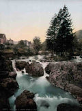Caernarfonshire Betws y Coed Pont y Pair2 Vintage A4 Photo Print