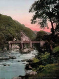 Caernarfonshire Betws y Coed Pont y Pair4 Vintage A4 Photo Print