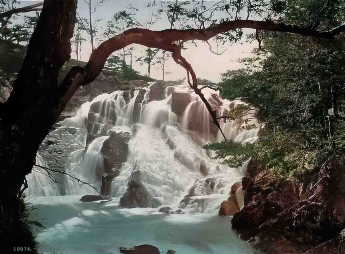 Caernarfonshire Betws y Coed Swallow Falls2 Vintage A4 Photo Print