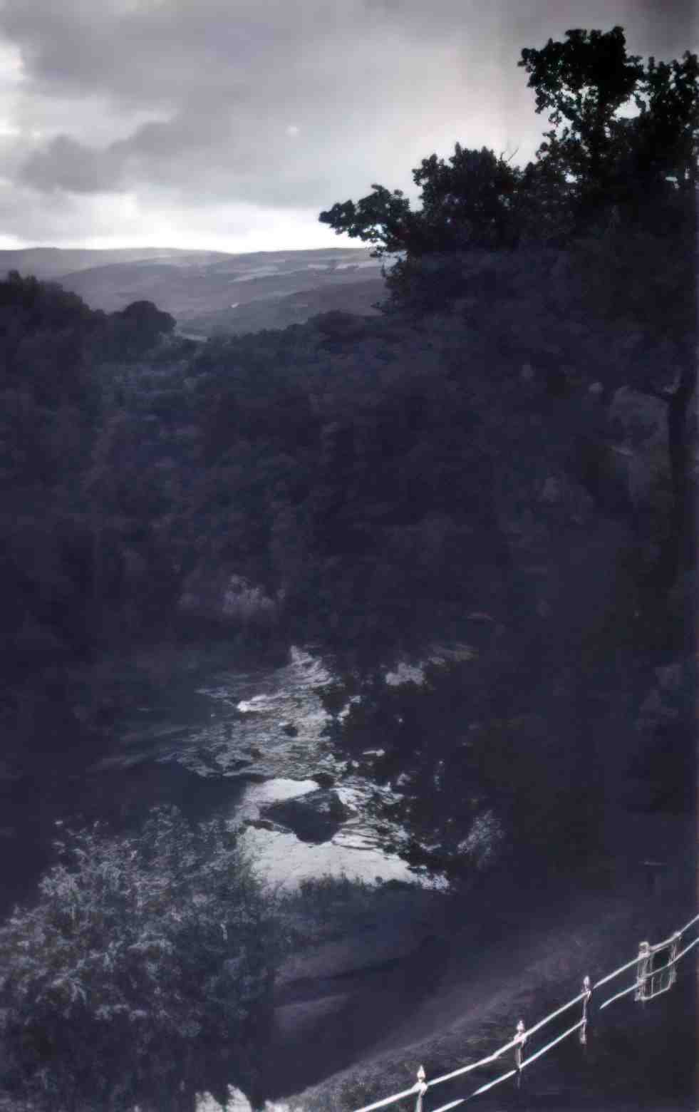 Caernarfonshire Betwys y Coed Picture from the Hotel Vintage A4 Photo Print