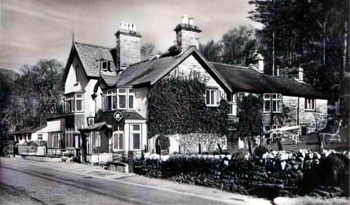 Caernarfonshire Capel Curig Tyn y Coed Hotel Vintage A4 Photo Print