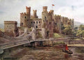 Caernarfonshire Conwy Castle 12080137 Vintage A4 Photo Print