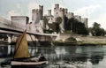 Caernarfonshire Conwy Castle and Bridge 1905 12080129 Vintage A4 Photo Print