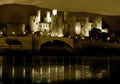 Caernarfonshire Conwy Castle at Night Vintage A4 Photo Print