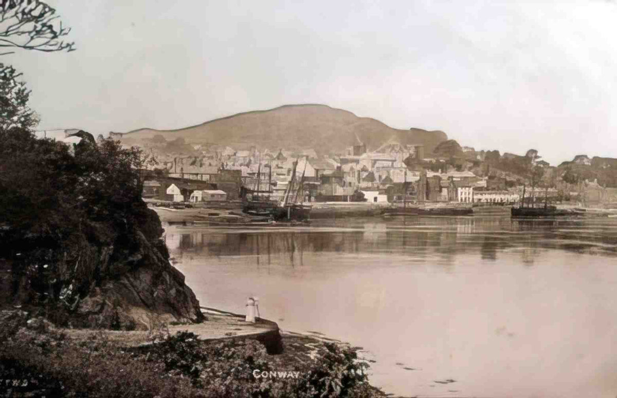 Caernarfonshire Conwy General View 12080121 Vintage A4 Photo Print