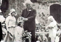 Caernarfonshire Conwy Lloyd George crowning the Conwy Rose Queen Vintage A4 Photo Print