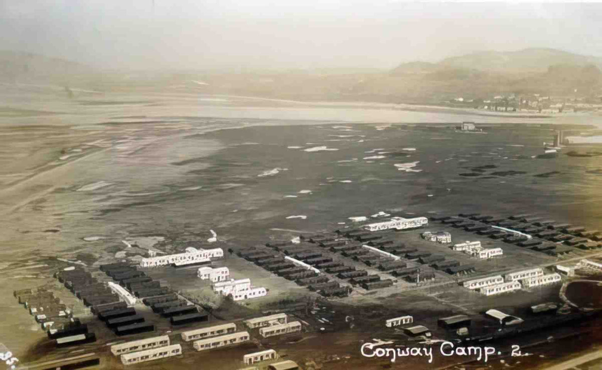 Caernarfonshire Conwy Military Camp 2 1915 12080095 Vintage A4 Photo Print