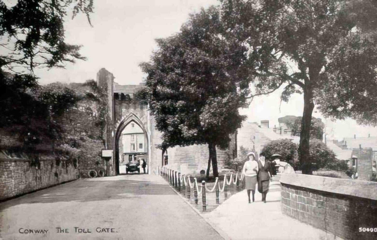 Caernarfonshire Conwy The Toll Gate 12080086 Vintage A4 Photo Print