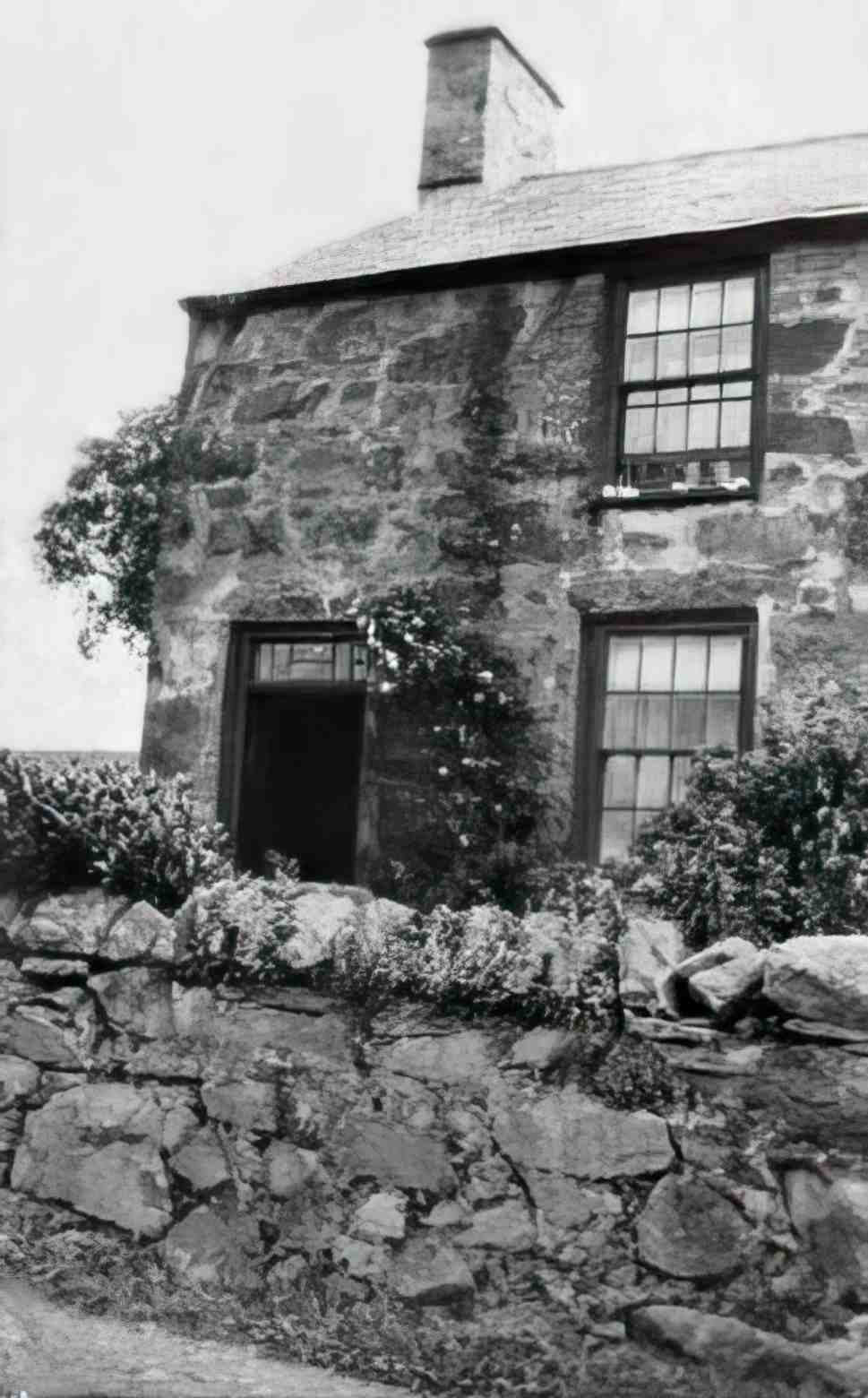 Caernarfonshire Cwm y Glo 1 Madoc Terrace pre 1900s Vintage A4 Photo Print