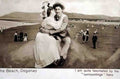 Caernarfonshire Deganwy The Beach Comic Card Vintage A4 Photo Print