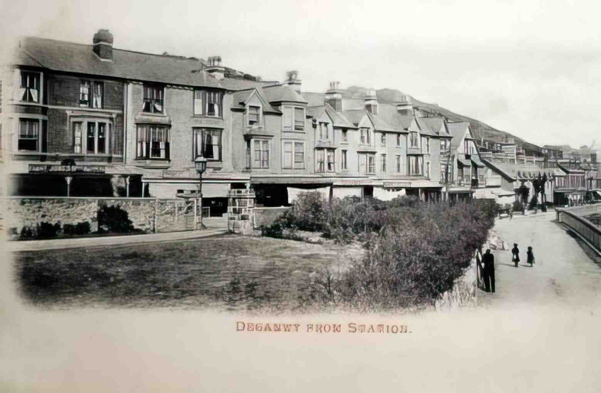 Caernarfonshire Deganwy from the Station 1911 Vintage A4 Photo Print