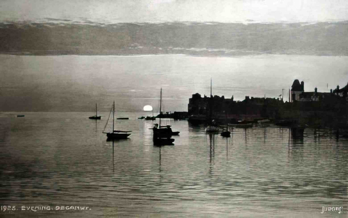 Caernarfonshire Deganwy in the Evening 1925 Vintage A4 Photo Print