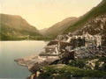 Caernarfonshire Llanberis Llyn Peris Pass Vintage A4 Photo Print
