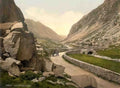 Caernarfonshire Llanberis Pass1 Vintage A4 Photo Print