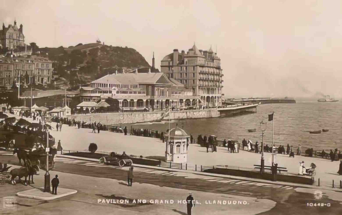 Caernarfonshire Llandudno 1914 Vintage A4 Photo Print
