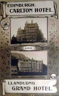 Caernarfonshire Llandudno Grand Hotel Postcard Vintage A4 Photo Print