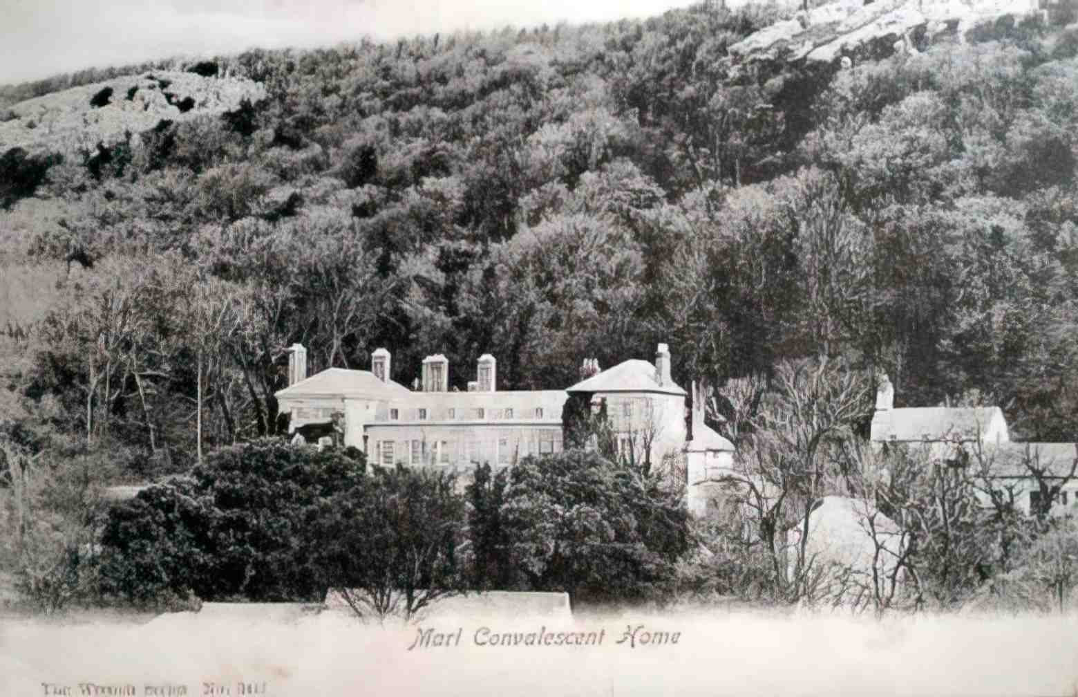 Caernarfonshire Llandudno Marl Convalescent Home 1903 Vintage A4 Photo Print