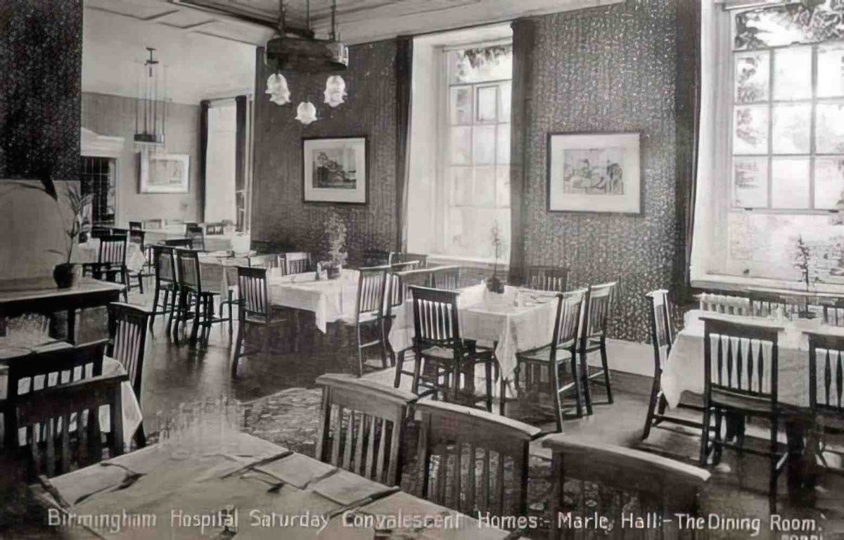 Caernarfonshire Llandudno Marl Hall Birmingham Hospital Saturday Convalescent Vintage A4 Photo Print