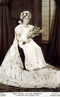 Caernarfonshire Llandudno May Queen 1935 Miss Ethel Lillian Roberts Vintage A4 Photo Print