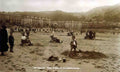 Caernarfonshire Llandudno The Sands Vintage A4 Photo Print