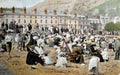 Caernarfonshire Llandudno The Sunny Sands 1906 Vintage A4 Photo Print