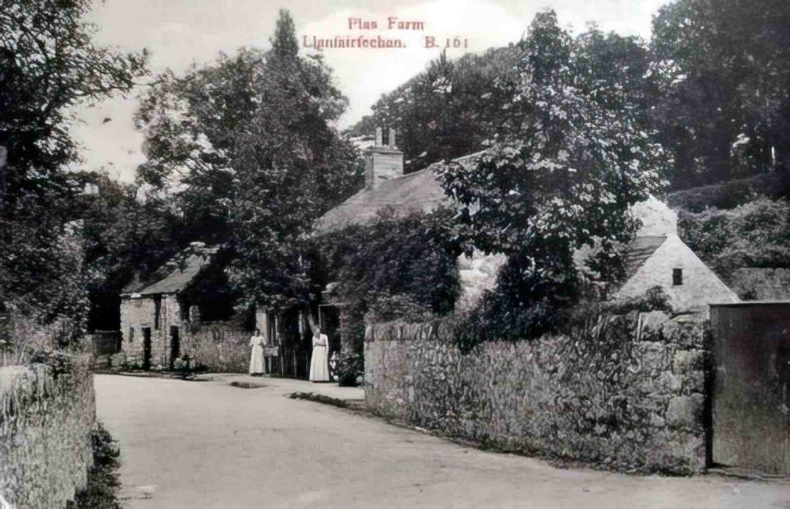 Caernarfonshire Llanfairfechan Plas Farm 1915 Vintage A4 Photo Print