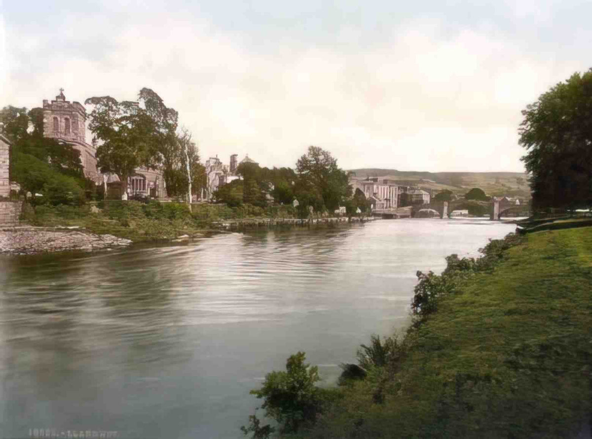 Caernarfonshire Llanrwst Vintage A4 Photo Print