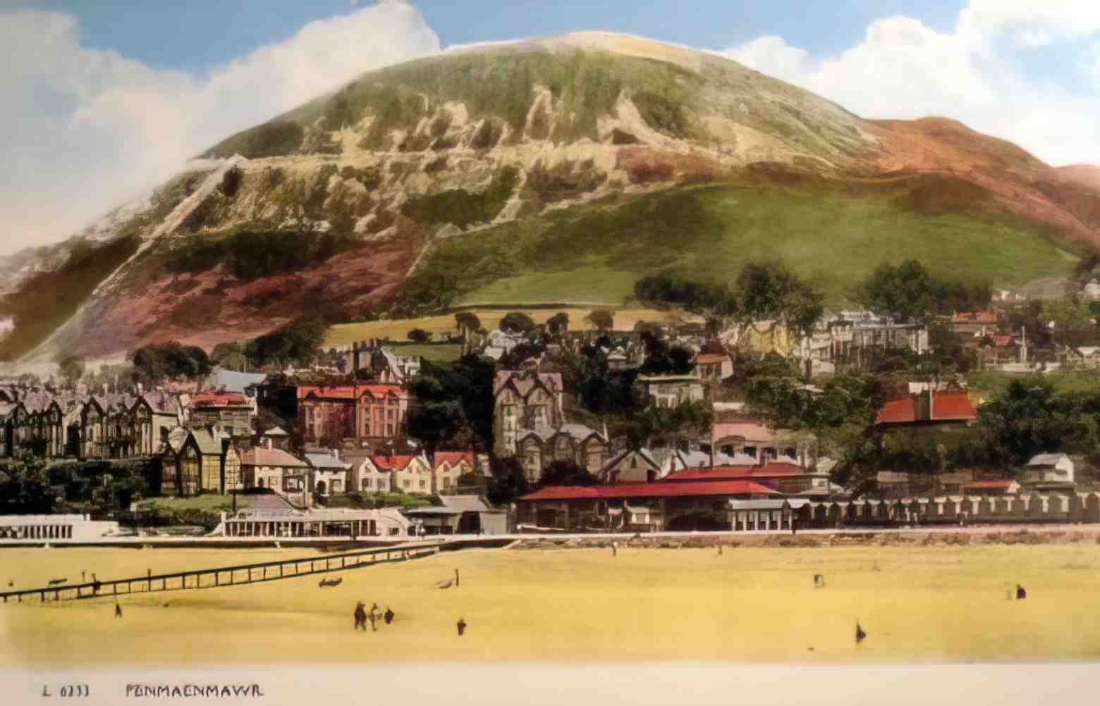 Caernarfonshire Penmaenmawr II Vintage A4 Photo Print