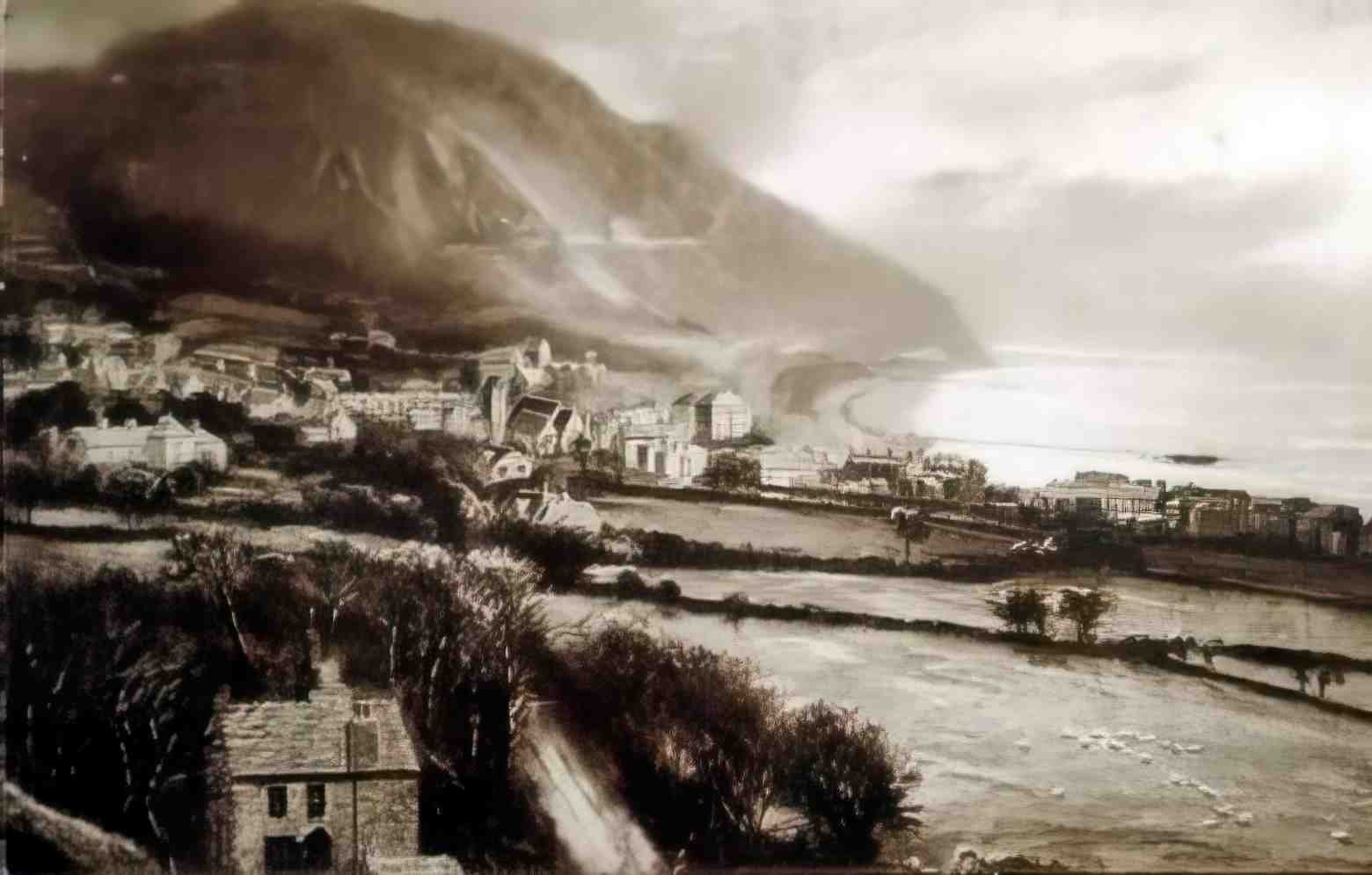 Caernarfonshire Penmaenmawr III Vintage A4 Photo Print