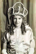 Caernarfonshire Penmaenmawr Rose Queen 1929 Vintage A4 Photo Print