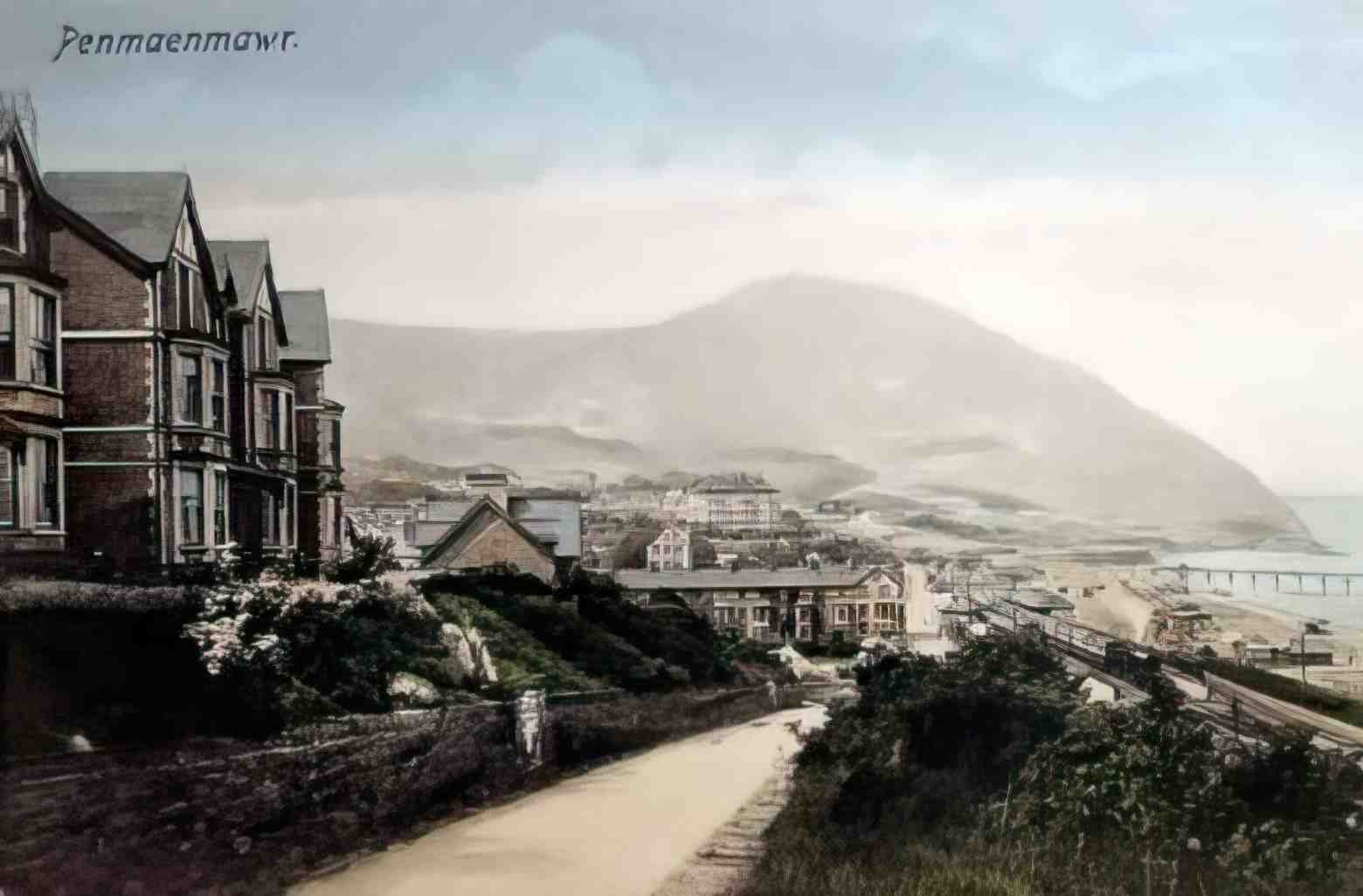 Caernarfonshire Penmaenmawr Vintage A4 Photo Print