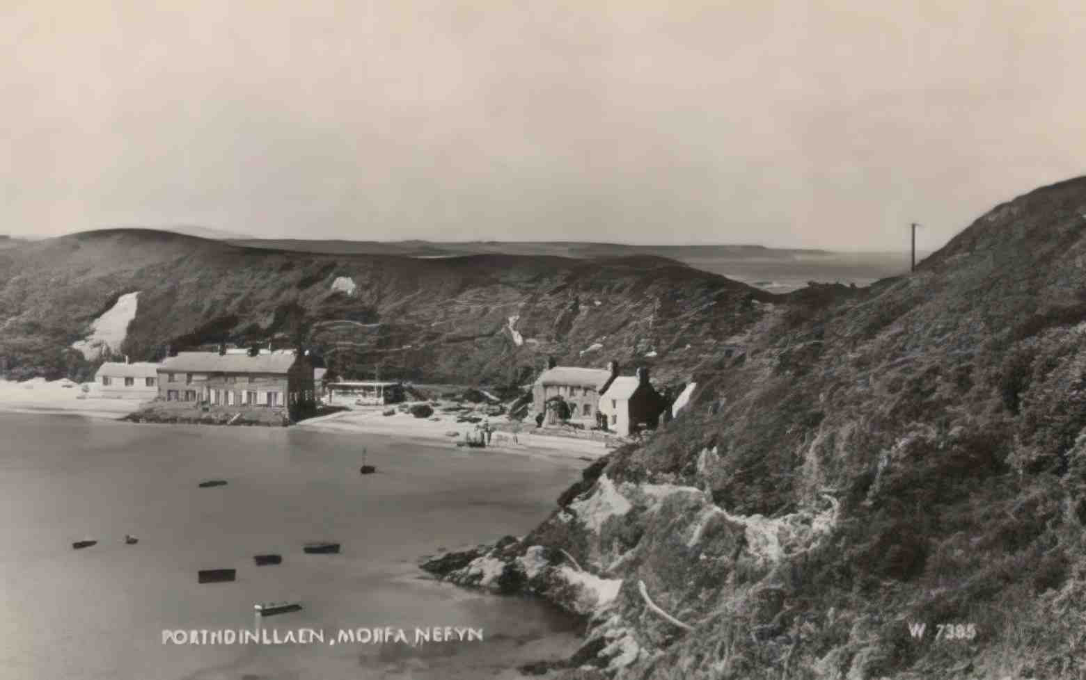 Caernarfonshire Porthdinllaen Morfa nefyn Vintage A4 Photo Print