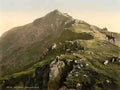 Caernarfonshire Snowdon Railway the last mile Vintage A4 Photo Print