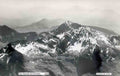Caernarfonshire Snowdon Summit Aerial View 1960s Vintage A4 Photo Print