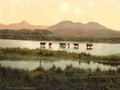 Caernarfonshire Snowdonia Cynicht and Moelwyn Vintage A4 Photo Print