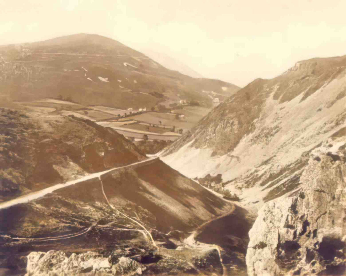 Caernarfonshire Snowdonia Sychnant Pass II Vintage A4 Photo Print