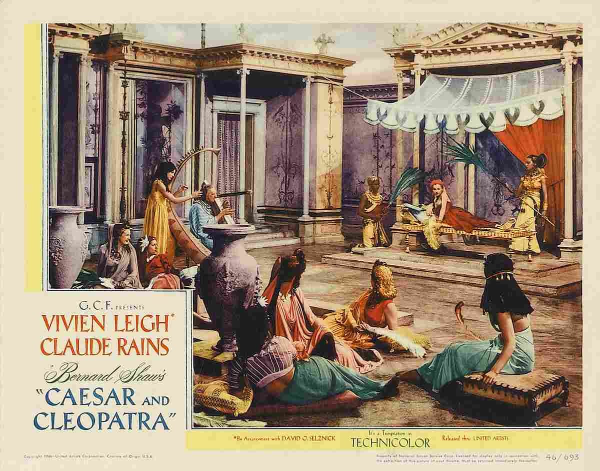 Caesar and Cleopatra 07  film star poster A4 Photo Print