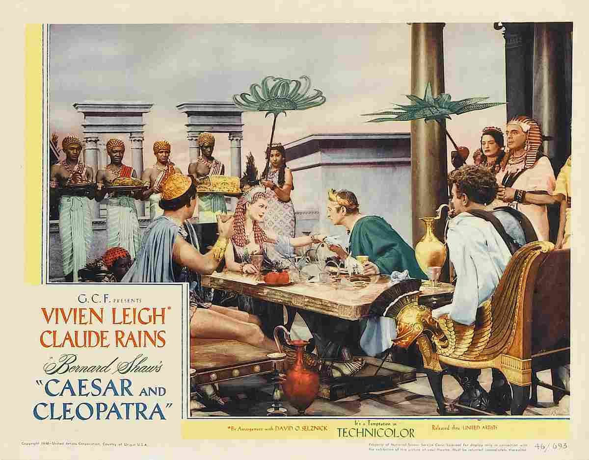 Caesar and Cleopatra 08  film star poster A4 Photo Print