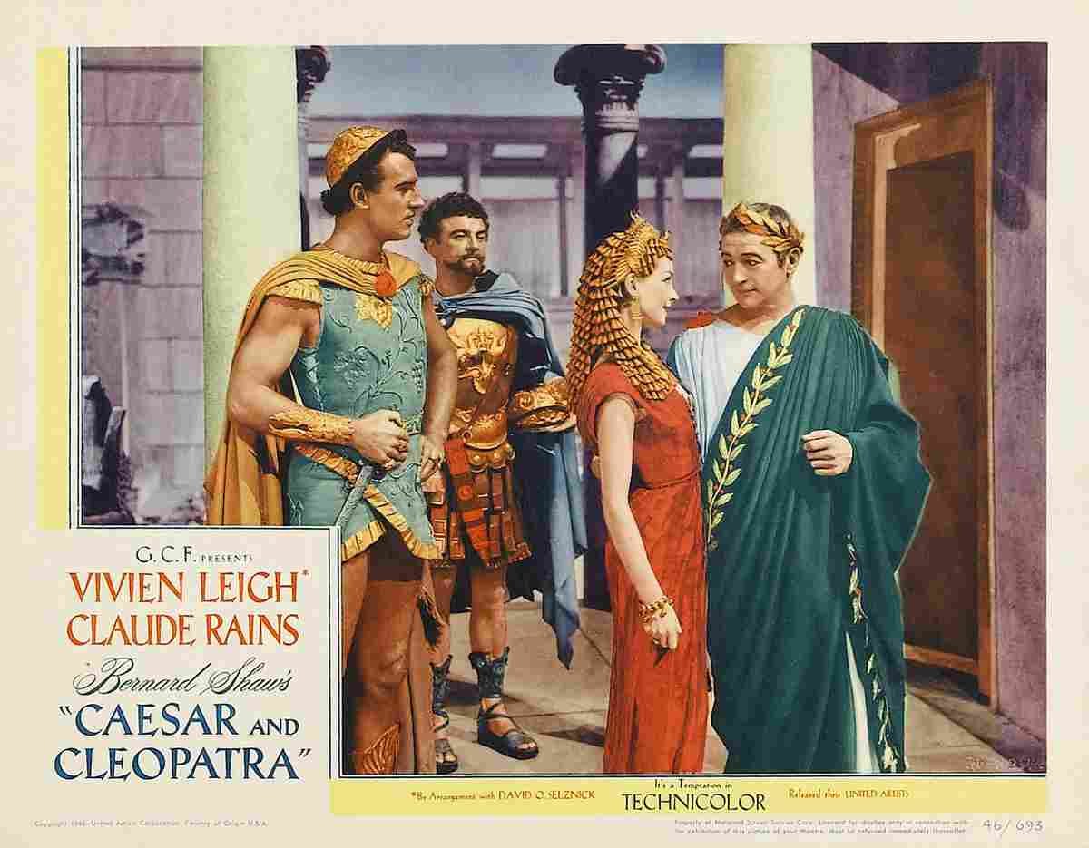 Caesar and Cleopatra 09  film star poster A4 Photo Print