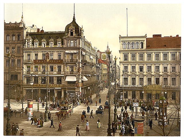 Cafe Bauer Unter den Linden Berlin Vintage A4 Photo Print