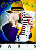 CafeFlore Advert A4 Photo Print