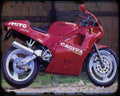 Cagiva 125 Mito 89 4 Motorbike Vintage Aged A4 Photo Print